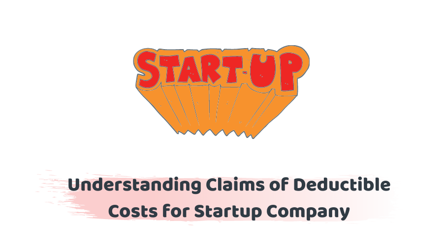 Deductible Costs for startup