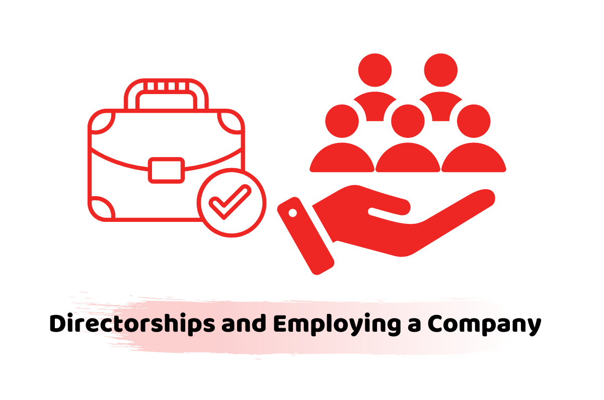 Directorships and Employing a Company