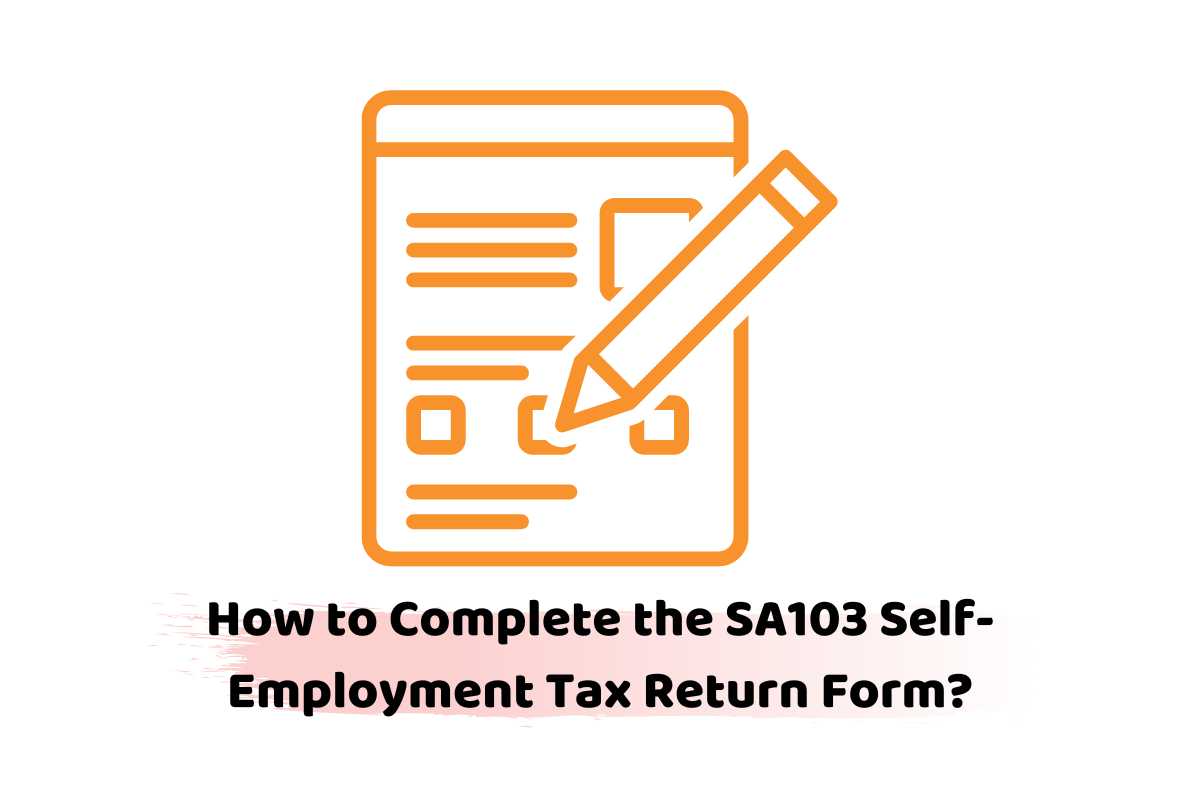 SA103 self-employment tax return form